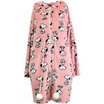 Robes de chambre roses à pompons Snoopy Taille L look fashion pour femme 