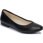 Chaussures casual So size noires en cuir Pointure 43 plus size look casual pour femme en promo 