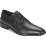 Chaussures So size noires en cuir Pointure 46 plus size pour homme en promo 