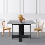Tables carrées design blanches pliables 4 places modernes 