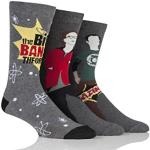 SockShop Hommes Big Bang Theory Chaussettes Lot de 3 Paires Assorti 40-45