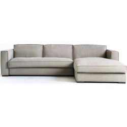 Sofaconvert Canapé 3 places en tissu + méridienne maxi - 180 x 126 cm - MYLOR2PLCOFFRE