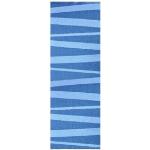 Tapis zèbre Sofie Sjostrom Design bleus à effet zèbre 