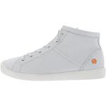 Chaussures de skate  Softinos blanches en microfibre à lacets Pointure 40 avec un talon jusqu'à 3cm look casual pour femme 