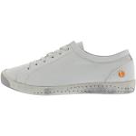 Chaussures de skate  Softinos blanches en microfibre à lacets Pointure 41 avec un talon jusqu'à 3cm look casual pour femme 