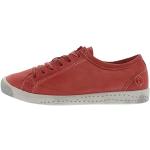 Chaussures de skate  Softinos rouges en microfibre à lacets Pointure 41 avec un talon jusqu'à 3cm look casual pour femme 