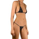 Bikinis string noirs Taille XS look fashion pour femme 