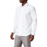 Chemises Seidensticker blanches en coton à manches longues à manches longues Taille XL look sportif pour homme en promo 