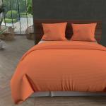 Jetés de lit orange corail en polyester modernes 