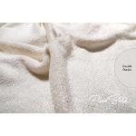 Plaids polaires Soleil d'ocre blancs en microfibre lavable en machine 