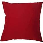Soleil d'ocre, Alix Coussin déhoussable Polyester Rouge 40x40 cm