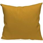Coussins Soleil d'ocre jaunes en coton 60x60 cm 
