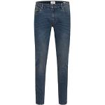 Solid Pirko Jeans coupe droite pour homme, Dark Vintage Blue Denim (700032), 32W x 32L