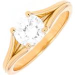 Solitaire diamant 1.15 carat or jaune 3.74g