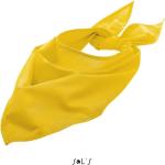 Bandanas Sols jaunes en polyester Tailles uniques look fashion 