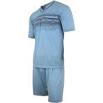 Pyjashorts à rayures en coton lavable en machine Taille XXL look fashion pour homme 