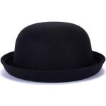 Chapeaux en feutre d'automne noirs en feutre 59 cm look fashion pour femme 