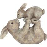 Lapins de Pâques en résine à motif lapins 