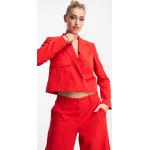 Blazers courts rouges Taille XXS classiques pour femme en promo 