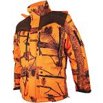 Vestes de sport Somlys orange camouflage imperméables Taille 3 XL look fashion pour homme 