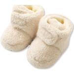 Chaussons beiges nude en laine look fashion pour bébé 