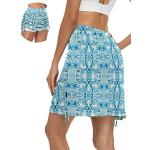 Shorts de volley-ball bleus en polyester minis Taille L look fashion pour femme 
