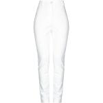 Pantalons taille haute Sonia Rykiel blanc d'ivoire en coton Taille S pour femme 