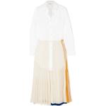 Robes Sonia Rykiel blanches en coton à manches longues bio éco-responsable midi à manches longues Taille XXS classiques pour femme 