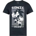 Sonic The Hedgehog Mens Japanese Poster T-Shirt
