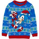 Sweatshirts bleus Sonic look fashion pour garçon de la boutique en ligne Amazon.fr 