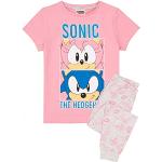 Pyjamas roses à paillettes Sonic Taille 4 ans look fashion pour fille de la boutique en ligne Amazon.fr 