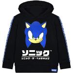 Sweats à capuche noirs en coton Sonic look asiatique pour garçon en promo de la boutique en ligne Amazon.fr 