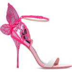 Sandales à talons Sophia Webster roses en cuir à motif papillons Pointure 41 avec un talon jusqu'à 3cm 