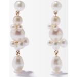 Boucles d'oreilles en perles Sophie Bille Brahe dorées à perles à motif de l'espace pour femme 