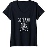 Soprano Mode On - T-shirt humoristique pour homme T-Shirt avec Col en V