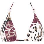 Hauts de bikini Soraya multicolores à imprimé animal à perles à motif animaux Taille S pour femme 