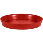 Soucoupe Toscane rouge ronde diam. 34,5 cm - EDA Plastiques