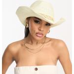 Chapeaux de cowboy pour festival South Beach blancs pour femme en promo 