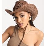 Chapeaux de cowboy South Beach marron pour femme en promo 