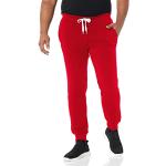 Southpole Men's Active Basic Jogger Fleece Pants, Red, Large
