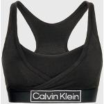 Soutiens-gorge de grossesse de créateur Calvin Klein noirs à logo en jersey Taille M pour femme 