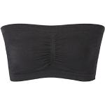 Soutiens-gorge sans bretelle de soirée noirs en dentelle 95A Taille S plus size look fashion pour femme 