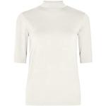 Chemises Soyaconcept blancs cassés en lyocell lavable en machine à manches trois-quart Taille M look casual pour femme 