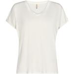 Soyaconcept SC-Marica 32 Classic V-Neck T-Shirt, Blanc cassé, S Femme