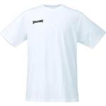 T-shirts Spalding blancs en jersey à manches courtes à manches courtes Taille L look fashion pour homme 