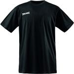 T-shirts Spalding noirs en jersey à manches courtes à manches courtes Taille L look fashion pour homme 