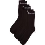 Spalding Socks Mid Cut Chaussettes de 3 pièces homme Noir 36-40