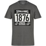 T-shirts col rond Spalding en coton à manches courtes à col rond Taille XL pour homme 