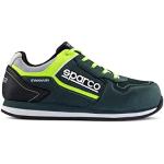 Chaussures casual Sparco vert lime antistatiques Pointure 43 look casual en promo 