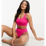 Hauts de bikini Speedo roses à logo Taille S pour femme en promo 